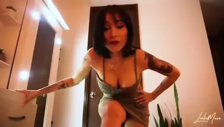 Balls busted by Mexican cutie