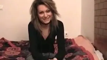 Banging my sexy Greek GF in her tight ass hole in doggy position