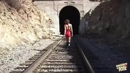 Four massive dicks plow Amber Rains holes again and again until she drains them all