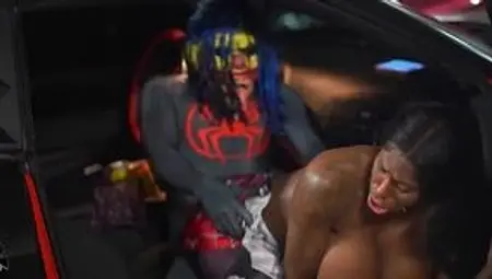 Spider-Slut in "Pussy Universe" Bangfest with Ebony Mystique & Gibby the Dick-Clown