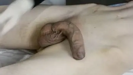 SKINNY Boy with Huge Cock CUMS twice on his Esthetician. Wax with Handjob