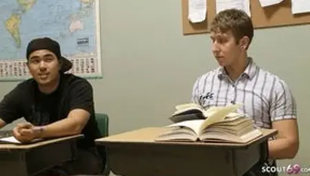 Young Guy seduce Big Boobs Cougar Teacher Devon Lee to Fuck at detention