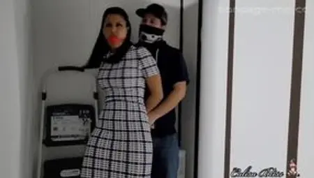 calisa bliss bondage bad bank robber bondage