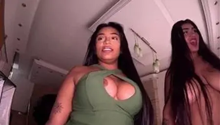 Two beauties create double the chaos in a luxury home - Maju and Milena
