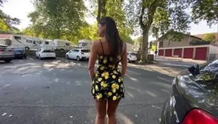 A young Spanish woman passing through Aurillac!