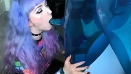 inflatagirl messy inflatable whale cock blowjob xxx video