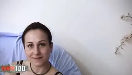 Amateur french skank for a porn casting