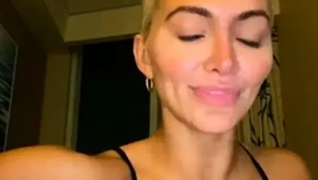 Lindsey Pelas Fishnet Try On Livestream Leak