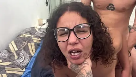 La Chica Mora Quiso Probar a Follar Con Dos Hombres a la Vez