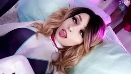 Gwen Stacy cosplay got creampied into her cunt