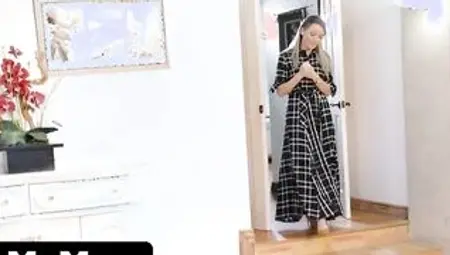 Perv Milf - Skinny Big Titted Step Milf Helps Her Step Son Release The Sexsual Tension And Swallows His Cum