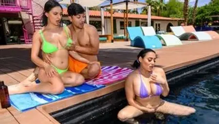 A Sunny Day For a Stepmom Threesome