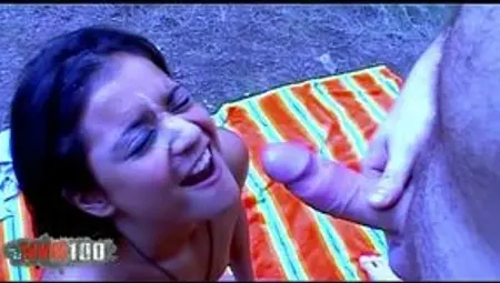 Spectacular Spanish Susana Abril fucked in the woods