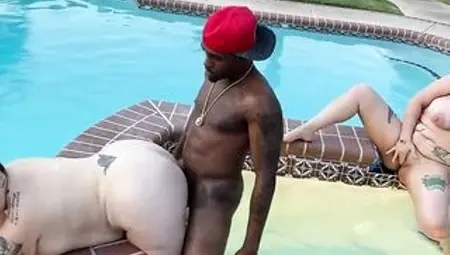 PAWGS Kendra and Natalia Take On BBC In Jacuzzi