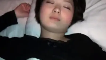 Asian japanese amateur has deep throat
