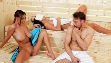Are You Ready For A Boob-Tastic Sauna Session With Josephine Jackson?