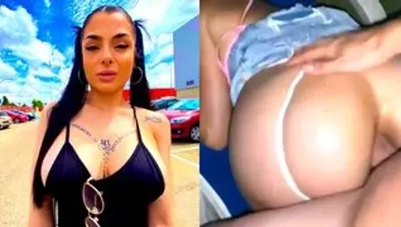 Busty Latina Teen Hardcore Anal Public In Street POV - Nadja Lapiedra