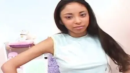 18yo petite Latina 19 Yo with small natural jugs getting a