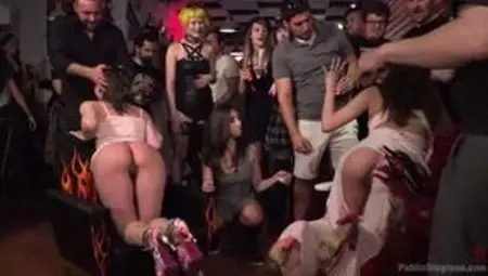 Penelope and Valentina in a Greedy Group Fuck