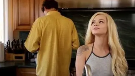 Elsa Jean - Taking Care Of Her Step Dad