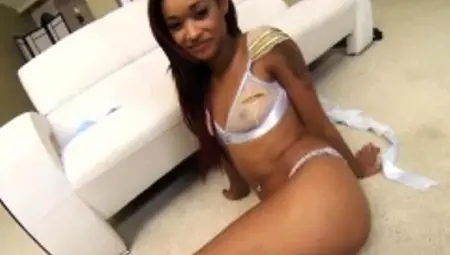 Skin Diamond feasts on a white dick