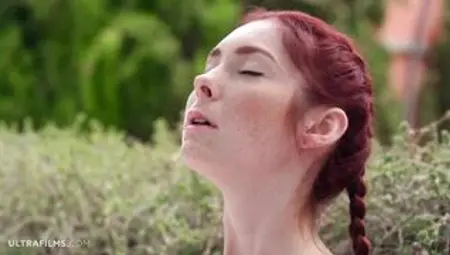 ULTRAFILMS Hot redhead with freckles Janice letting her boyfriend fuck her in the ass
