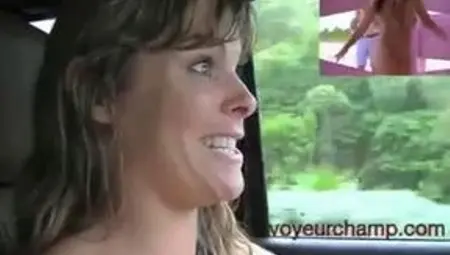 very beautiful wife makes a voyeur video of her with strangers for husband
