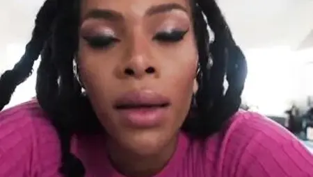 Breasty White & Ebony Stepmom Screws Stepson