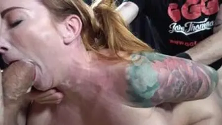 German Tattooed Girl Gets Ass Fucked