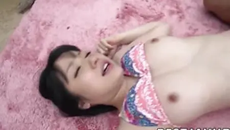 Horny Asian teenager Airi Minami gets creampied outdoors with immense tits in a hardcore XXX scene.
