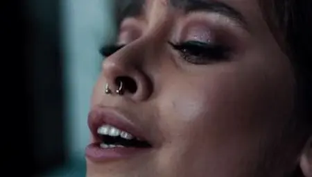 Real Life Manga - Alissa Foxy explodes with Alien cum after coarse screw