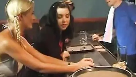 Bar Girl screwed and gang fuck