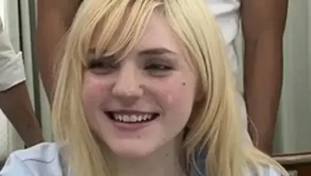 Pussy spreading close ups of blonde slut Adele Sunshine