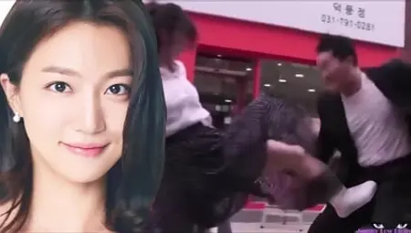 2 NUTSHOTS Asian Ballbusting Sexy Girl Kick In The Balls